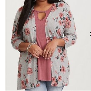 Like new TORRID open cardigan